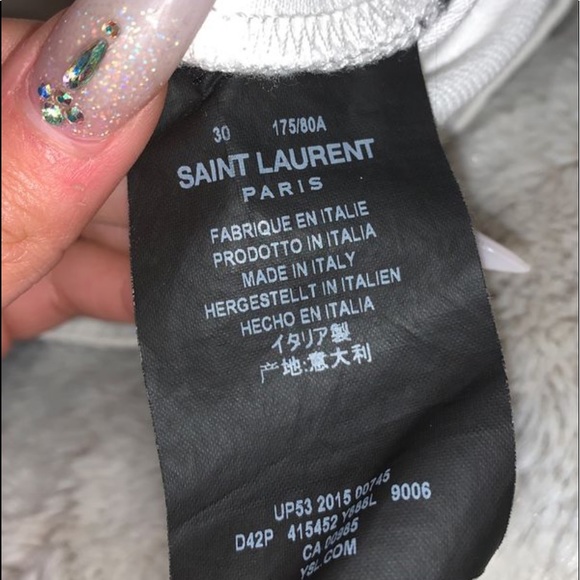 Saint Laurent White Jeans - Picture 4 of 4